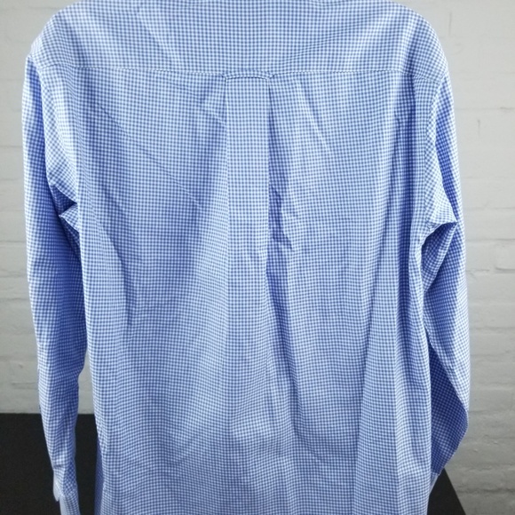 Orvis Mens Button Down Blue Cotton Plaid Sz Medium - Picture 7 of 8